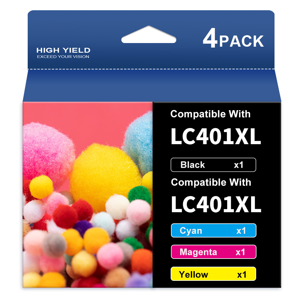 LC401XL Ink Cartridges for Brother LC401 XL MFC-J1010DW MFC-J1012DW MFC-J1170DW