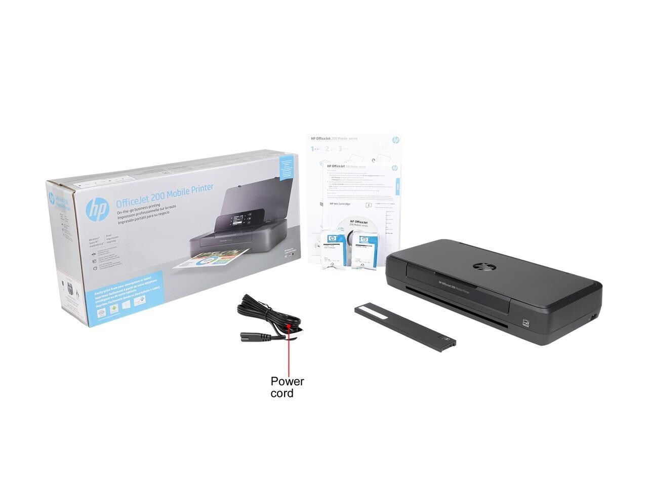 REDUCED 20%-HP OfficeJet 200 Mobile Wireless Compact B&W/Color Compact Printer