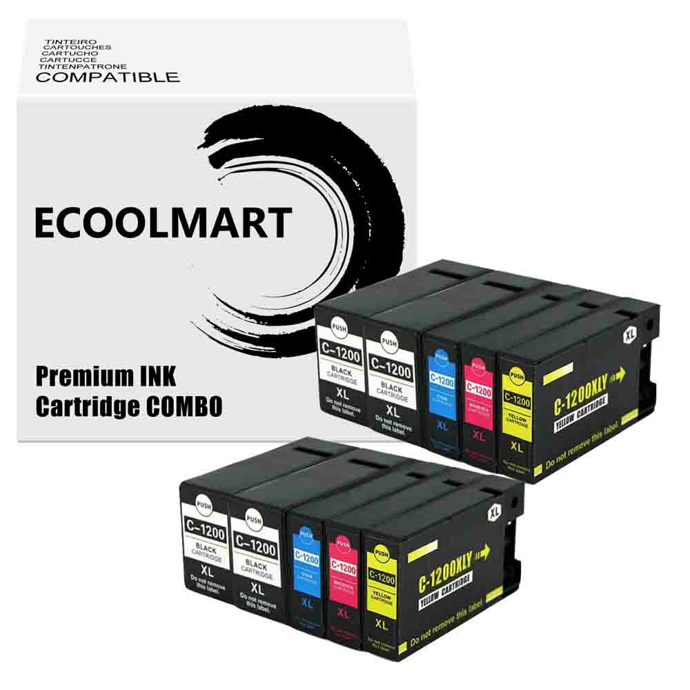 10PK Ink Cartridge for PGI1200XL PGI-1200XL MAXIFY MB2020 MB2120 MB2320 MB2720