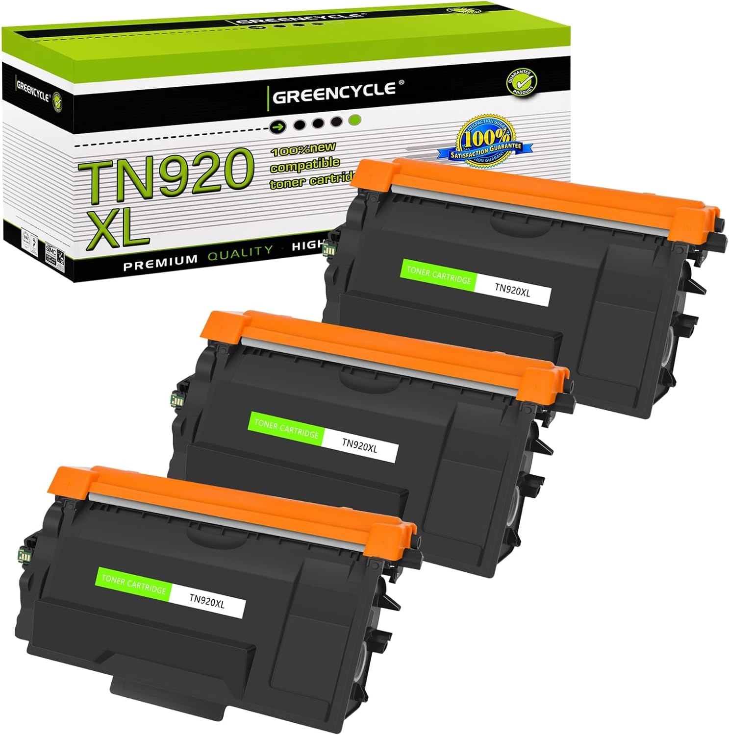 3PK TN920XL Toner Cartridge Compatible for Brother TN920 MFC-EX915DW HL-L6217DW