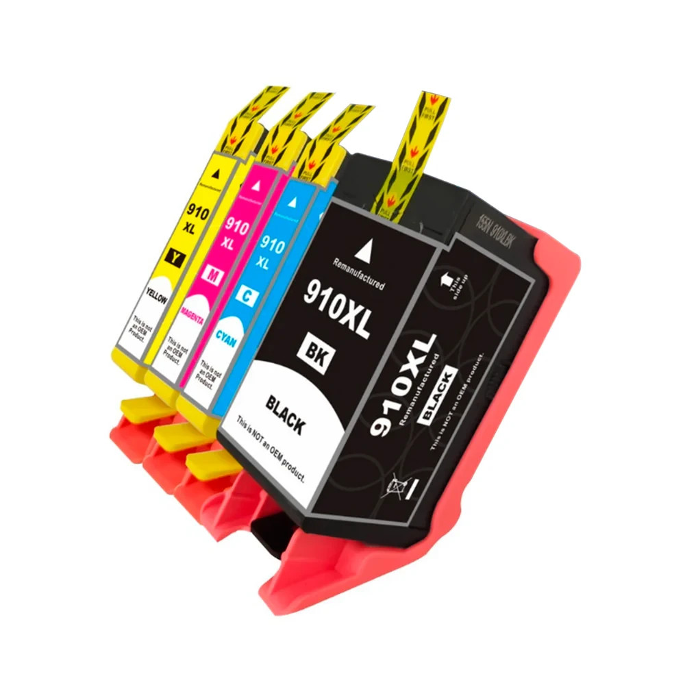 910XL Ink Cartridges 4 PACK HP OfficeJet & OfficeJet Pro Printers FACTORY SEALED