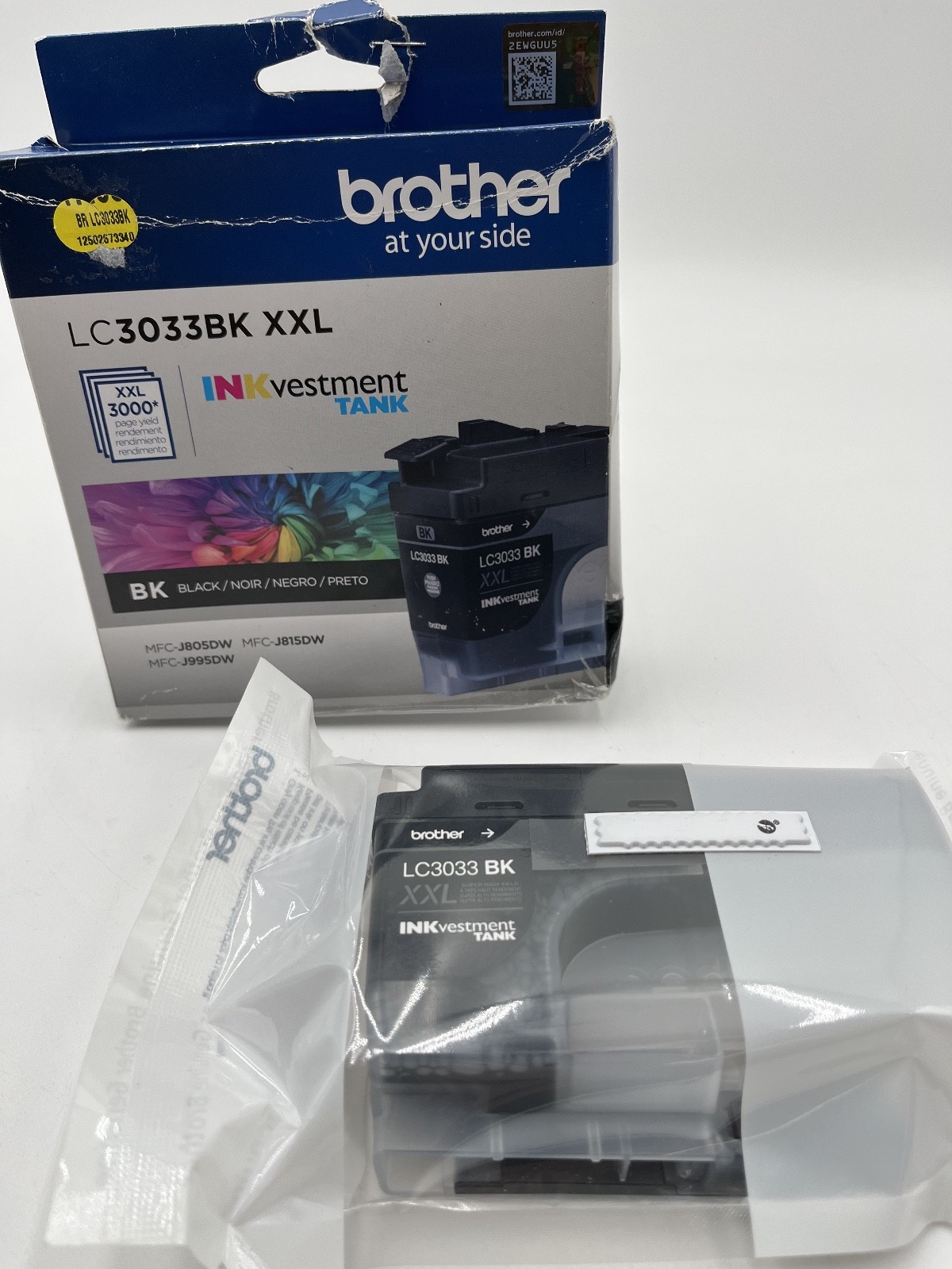 Brother LC3033BK XXL INKvestment Tank Black Ink Cartridge EXP: 02/2026