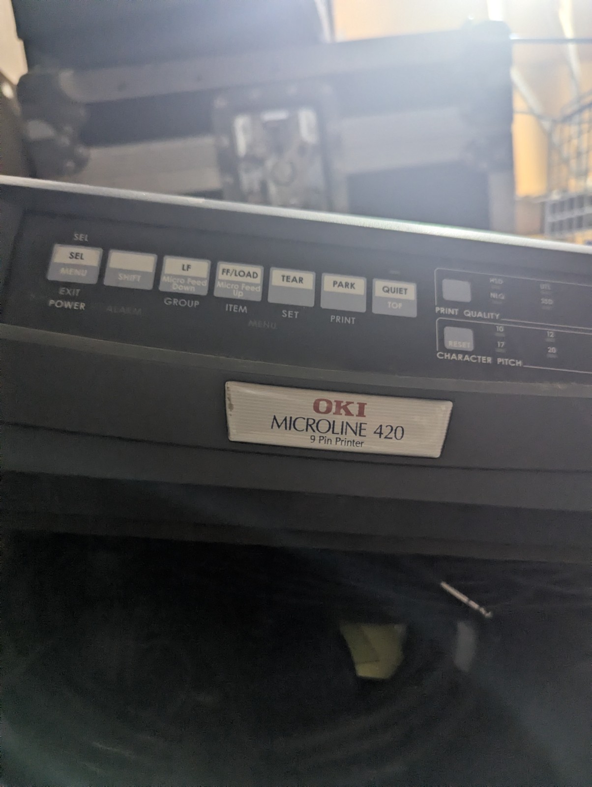 Oki MICROLINE 420 Workgroup Dot Matrix Printer