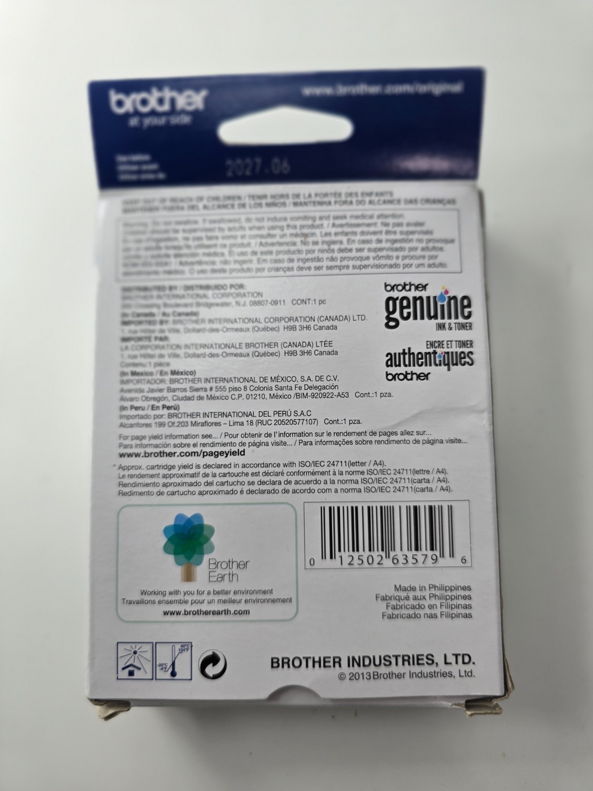 Brother LC101BK Ink Cartridge – Black – Exp. 06/2027