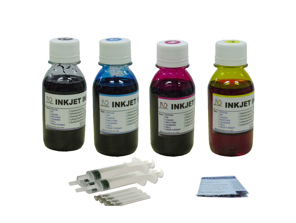 4x100ml ND® Refill ink for HP82 Designjet cc800ps 500 500PS 510 800 800PS 815MFP