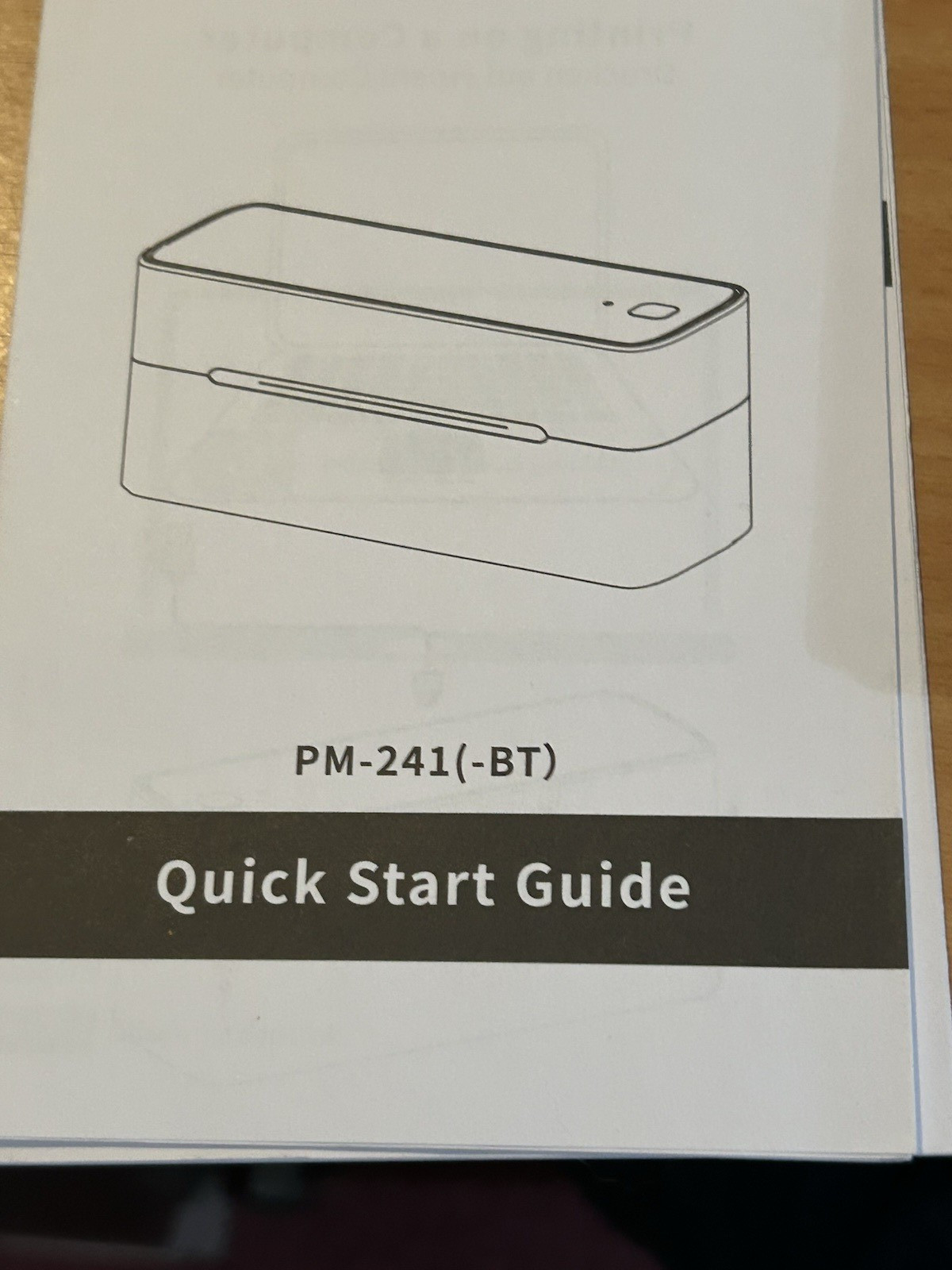 Thermal Label Printer Model PM-241-BT 6.25 x 4.25 Labels New