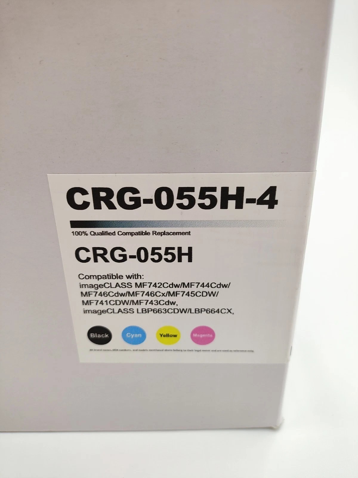 4PK CRG-055H Toner Set For Canon imageCLASS MF741Cdw MF745Cdw MF746Cdw WITH CHIP