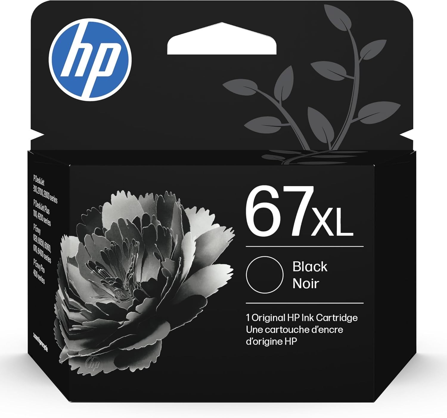 Genuine – HP 67XL Black Ink Cartridge – 3YM57AN – June 2027 – NEW