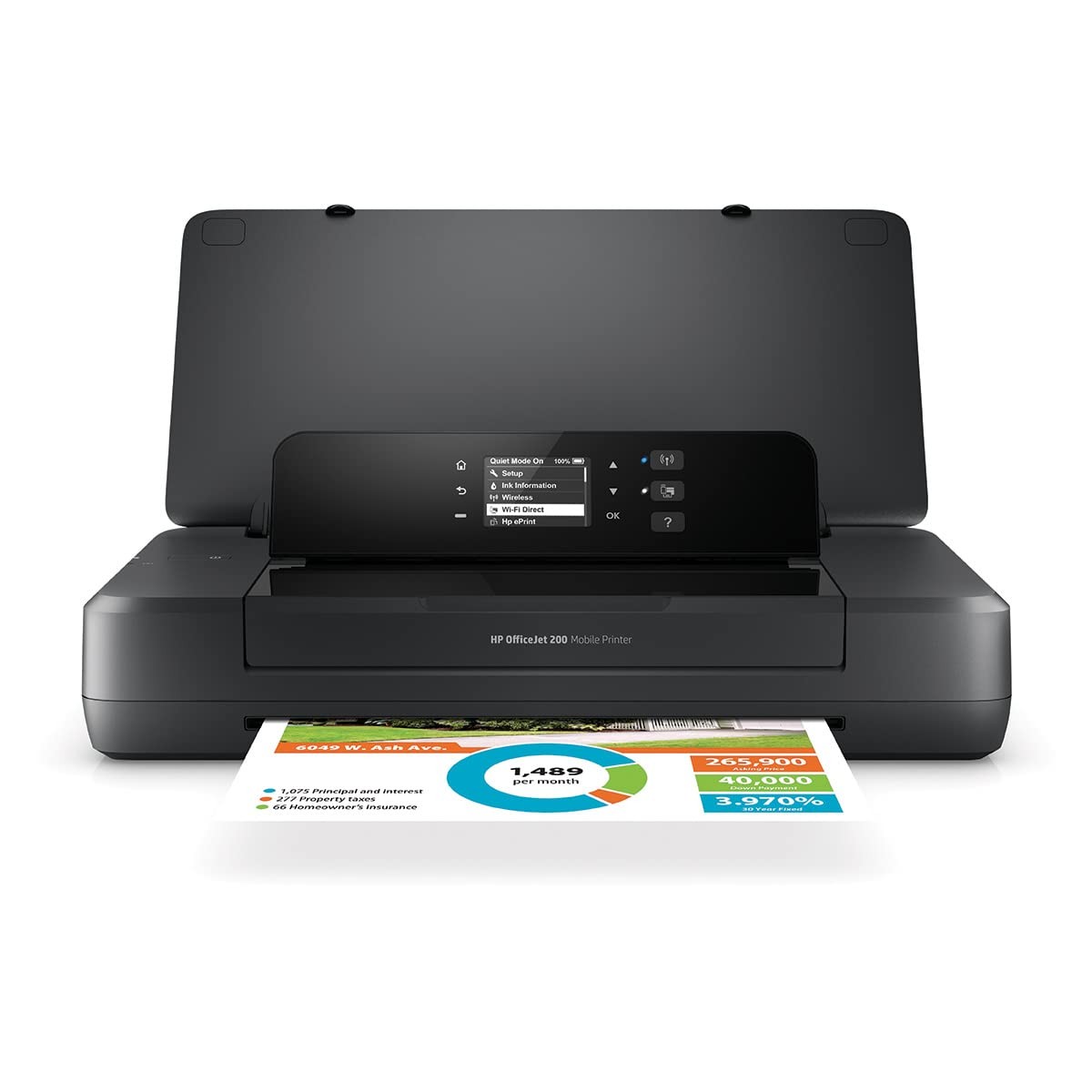 HP OfficeJet 200 Mobile Wireless Inkjet Printer Compact Portable WiFi