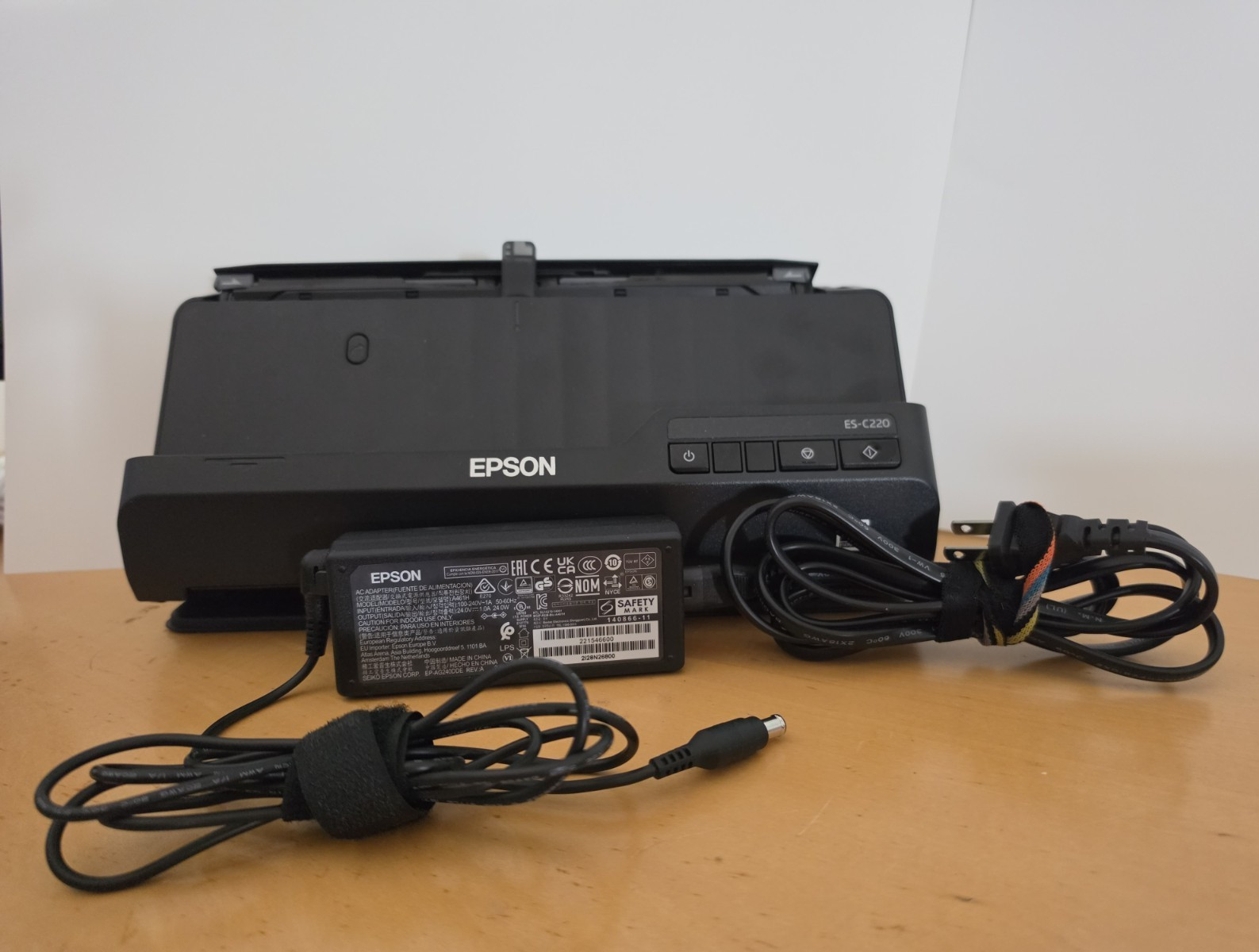 Epson WorkForce ES-C220 Duplex Document Scanner 600dpi