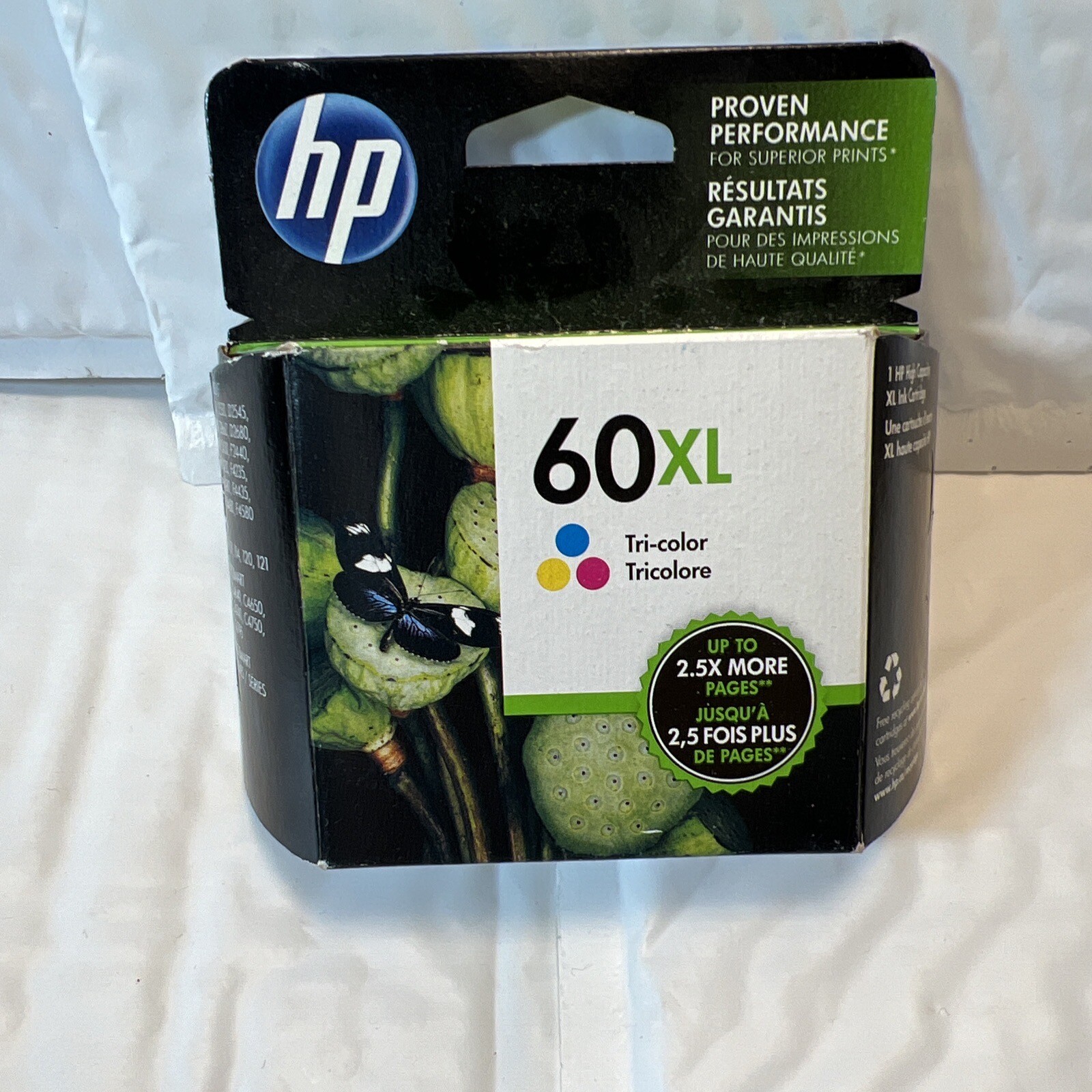 HP 60XL Ink Cartridge – Black Exp October 2017 SEALED