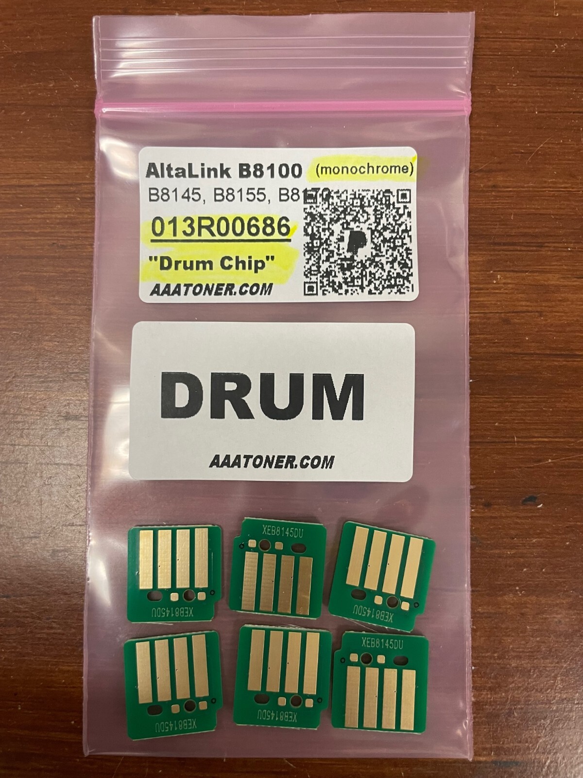 6 Drum Chip (0686) for Xerox AltaLink B8100, B8145, B8155, B8170 (Sold) Refill