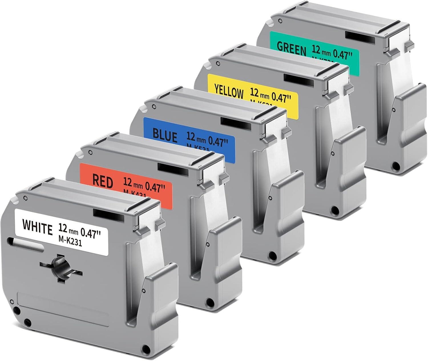 M-K231 Brother M Label Tape PTouch PT-M95, PT-90, PT-70, PT-65 lot