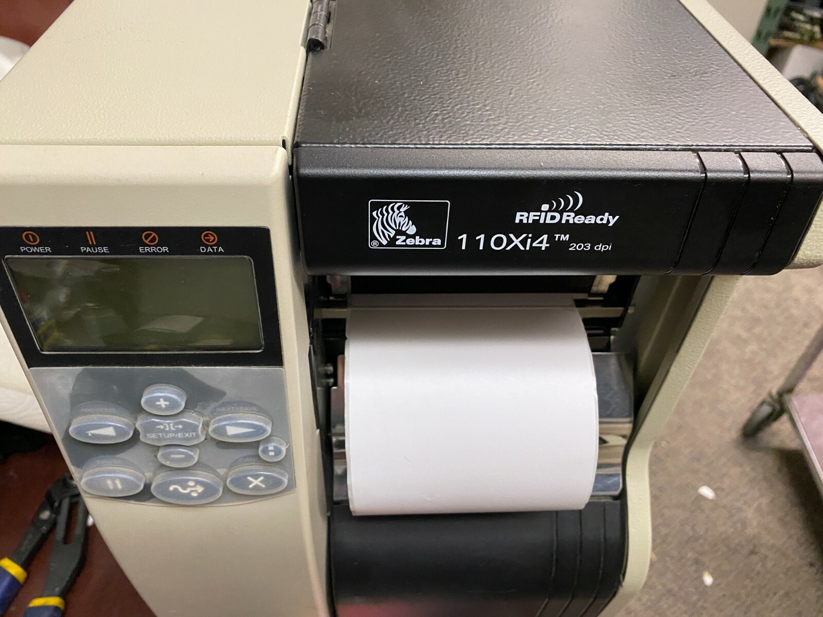 Zebra 110Xi4 RFID Ready Label printer USB 203 dpi PN: 112-801-00000