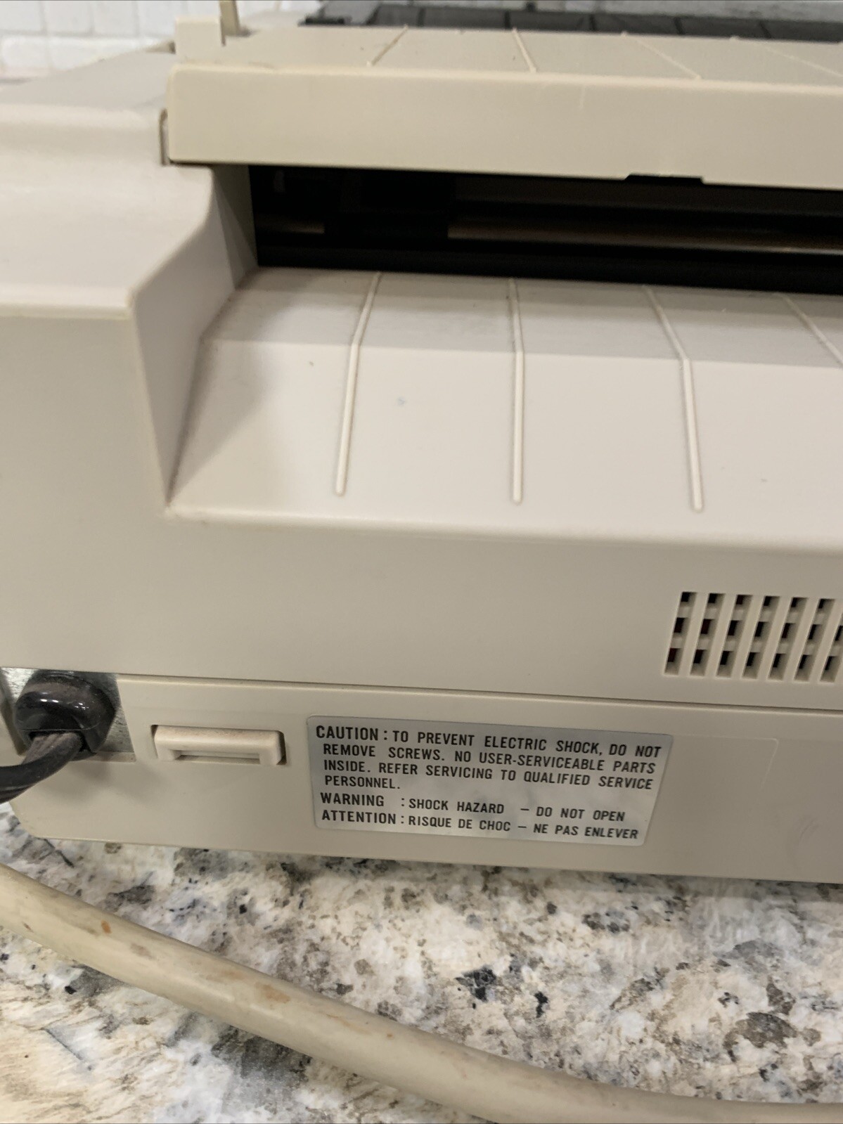 Raven PR-9101 Dot Matrix Multi-Mode Printer With Dust Cover UNTESTED