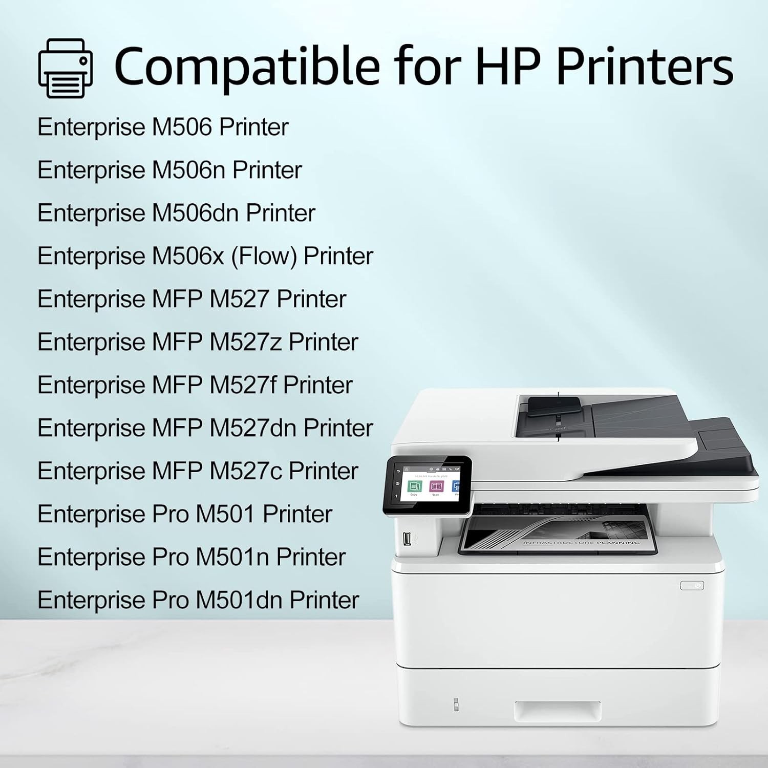 10PK CF287A Toner for HP 87A HP LaserJet M501n M506dn M506n M506 M501dn MFP M572
