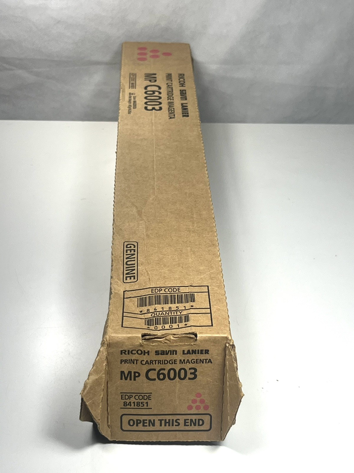 Ricoh MP C6003 841851 Magenta Genuine New Toner Cartridge MP C4504 C5503 C6004