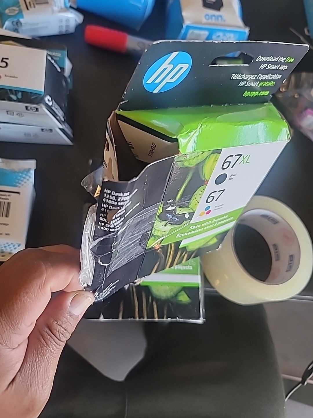 HP 67XL/67 2-Pack Ink Cartridges – Black/Tri-color (3YP30AN)