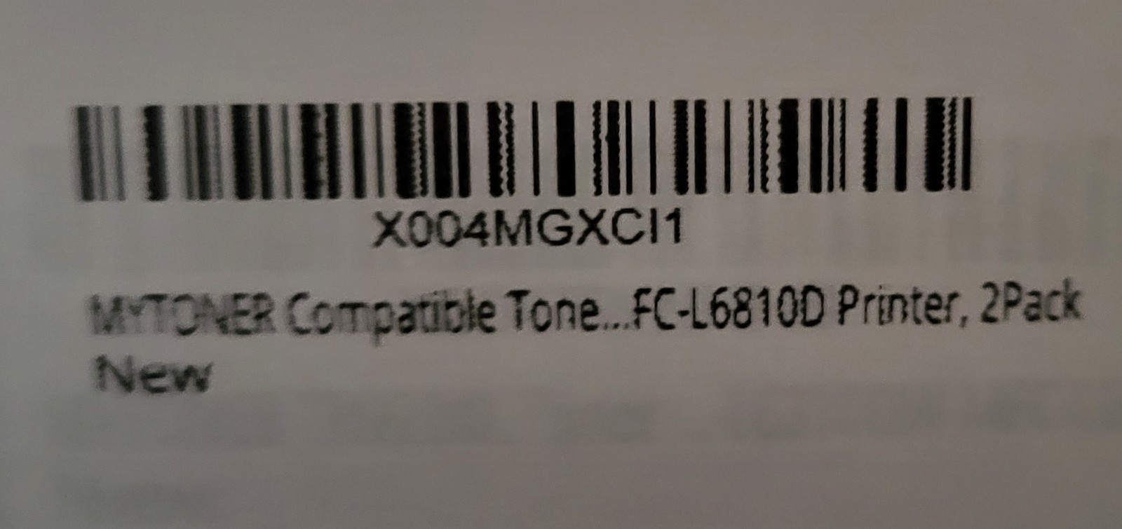 Mytoner 2 Pack Toner Cartridge in Black- TN920XL *New in Box*