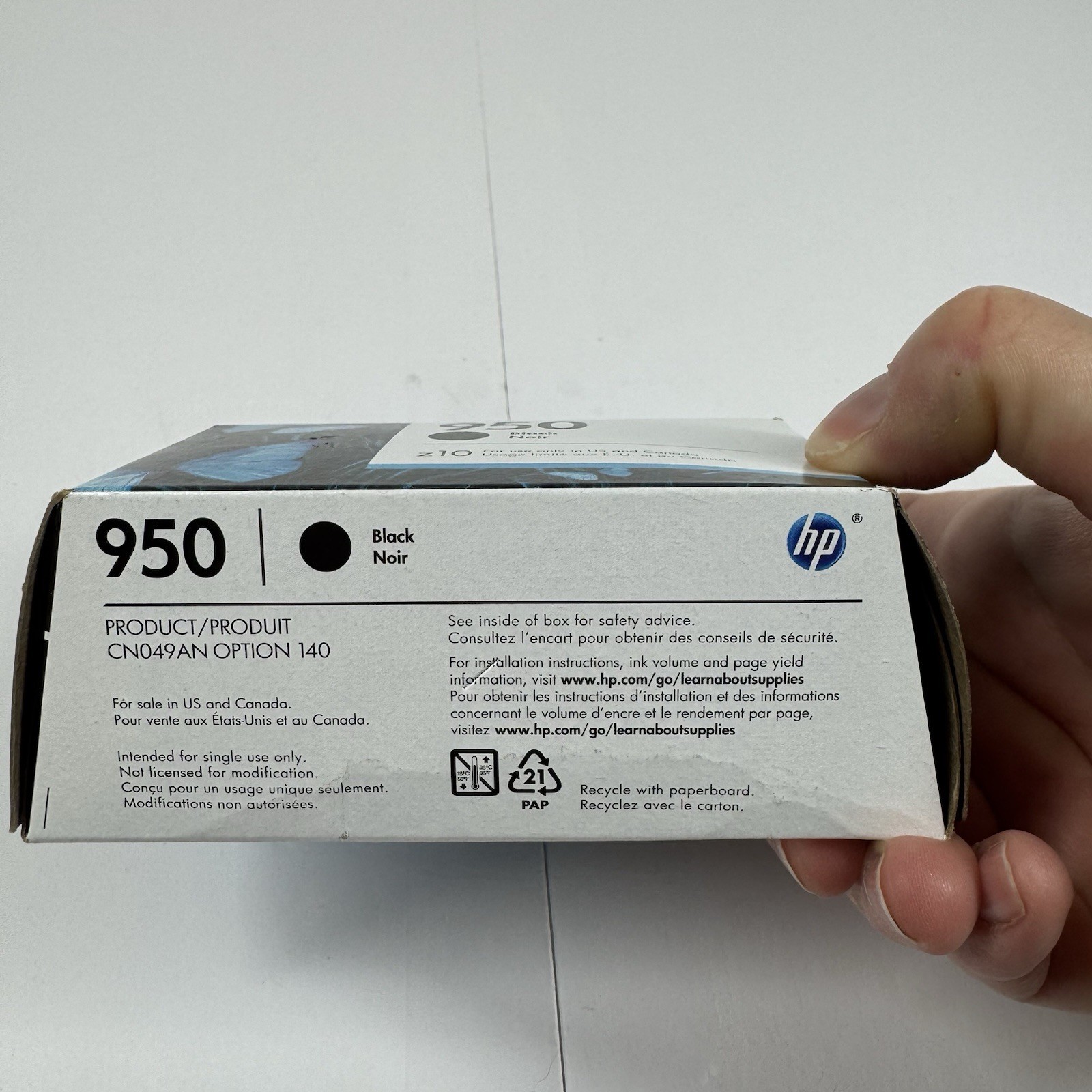 HP 950 Black Ink Cartridge CN049AN Genuine OEM OfficeJet Pro 8100 8600 8610 NEW
