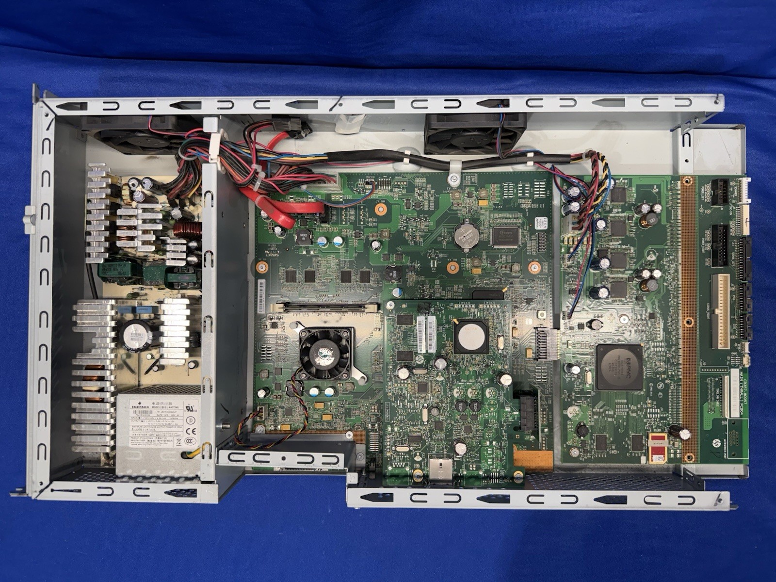 HP DesignJet T2500 E-Box CR357-80057 Main PCB, Formatter, PSU, Etc. – Powers On