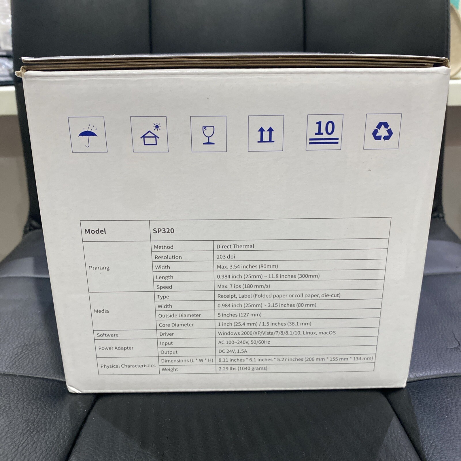 iDPRT SP320 Direct Thermal Label Printer Bluetooth Label Printer