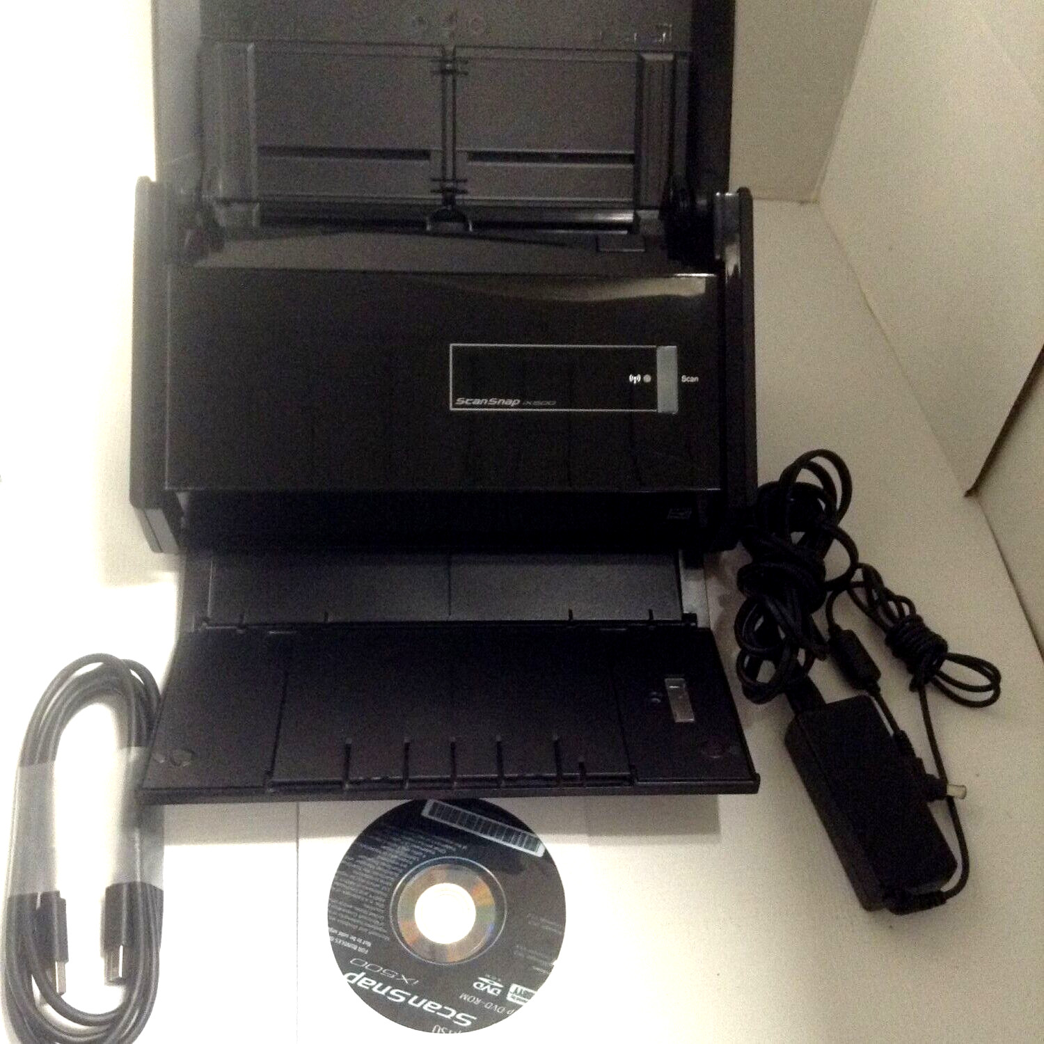 Fujitsu ScanSnap IX-500 Scanner with copy of DVD