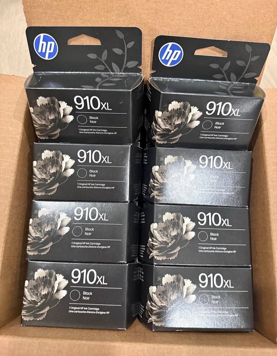 Lot Of 20 HP 910XL High Yield Black Original Ink Cartridge, 720 PJS, 3YL65AN#140
