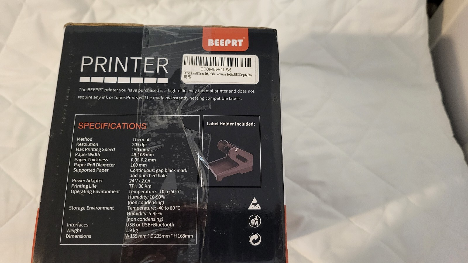 thermal label printer 4×6