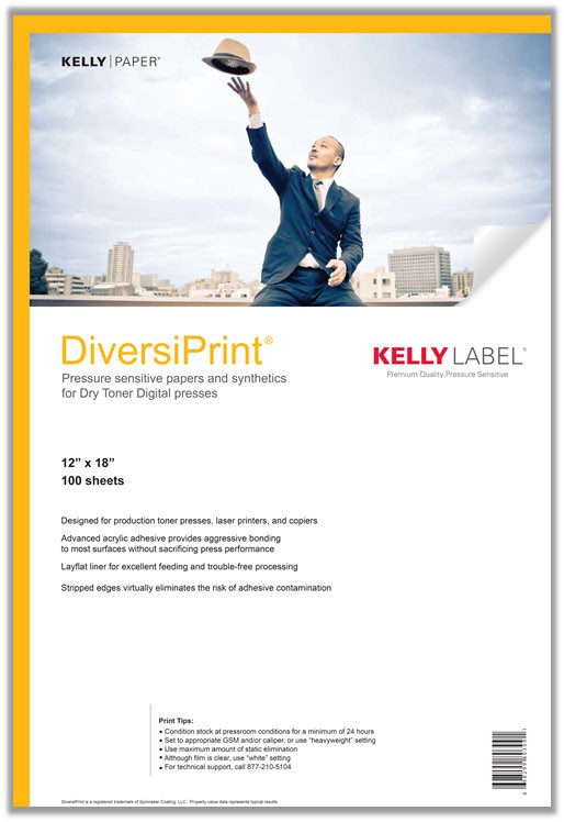 Kelly DiversiPrint Gloss 060 12″X18″ 1 58#L Perm SB 100/pk
