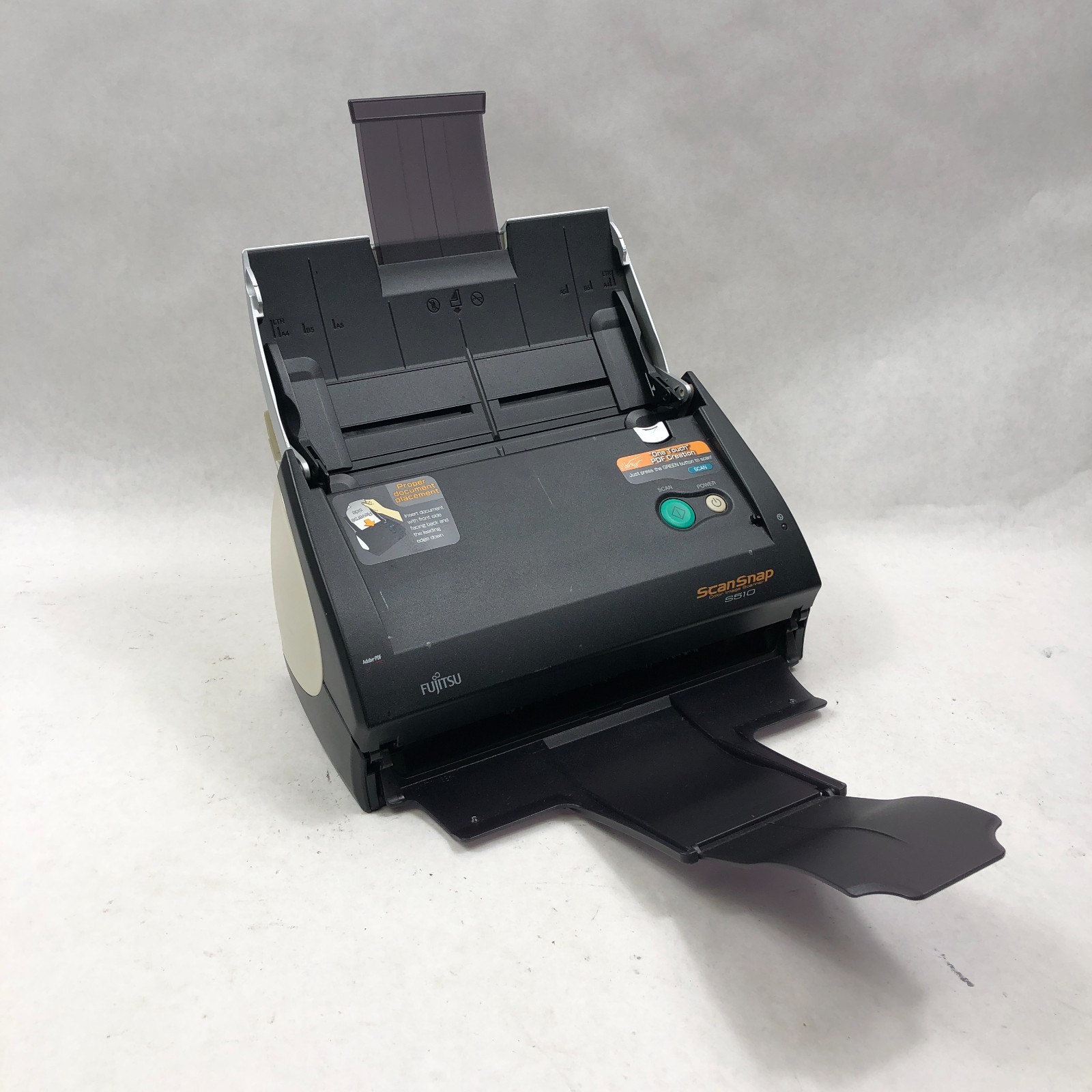 Fujitsu ScanSnap S510 Document Scanner Unit Only No Power Supply