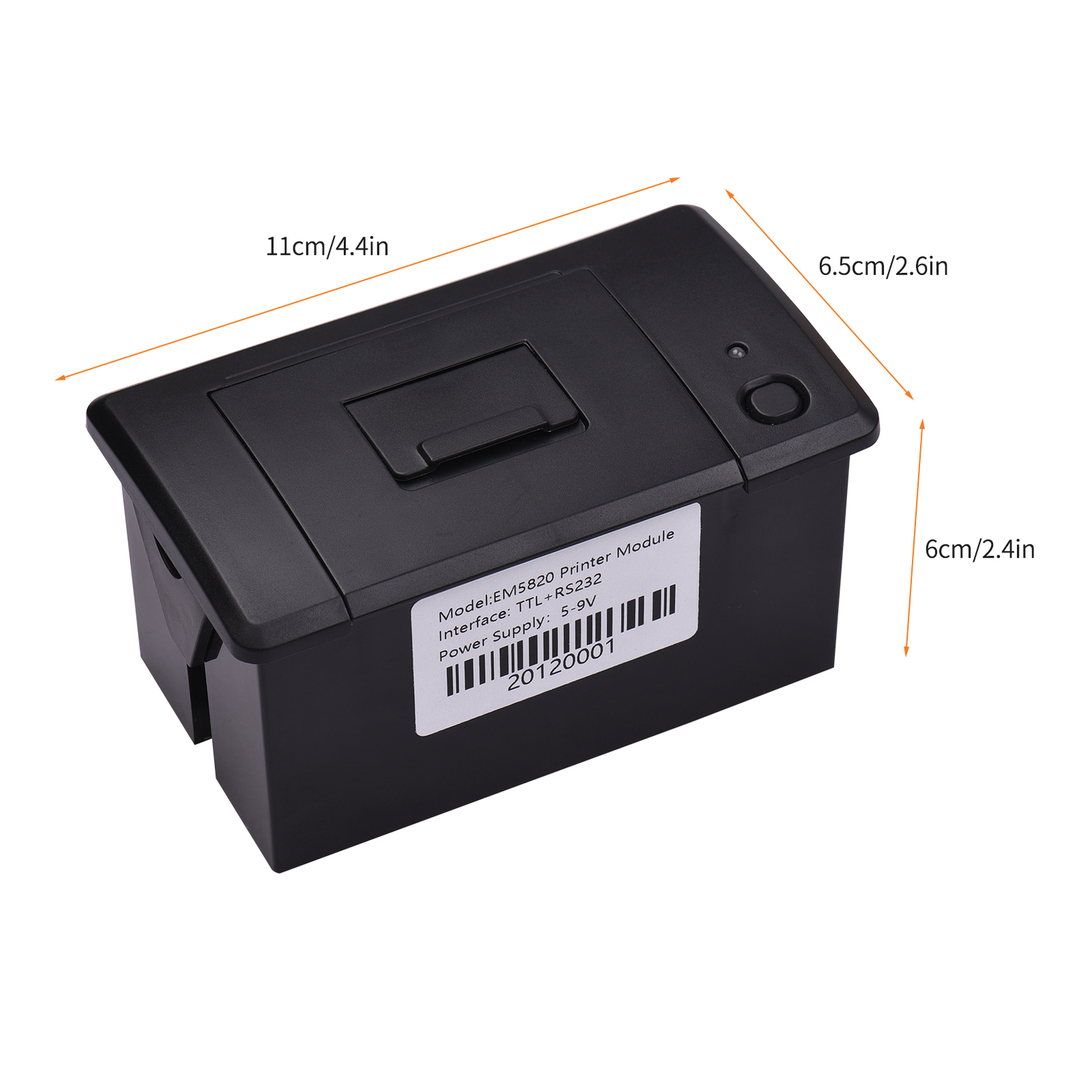 Embedded Thermal Receipt Printer 58MM Mini Printing Module Low Noise with S9V6