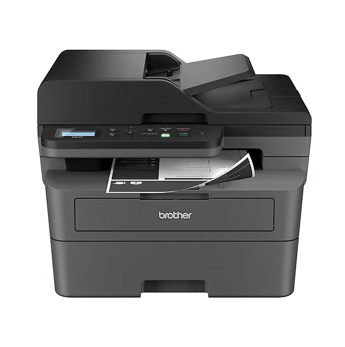 Brother DCP-L2640DW Compact Wireless Black & White Laser Printer, All-In-One