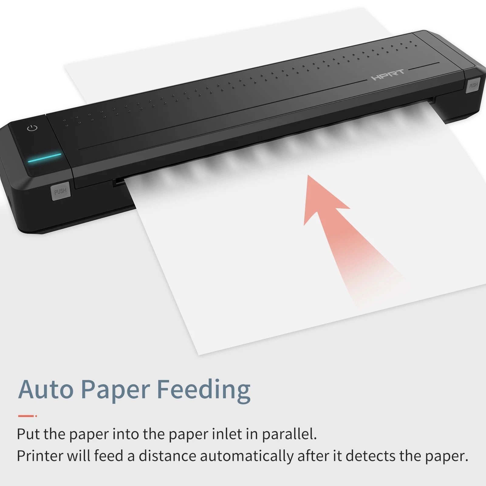 HPRT MT800 Portable Thermal Printer Wireless for Travel 8.5″ X 11″ US Letter &A4