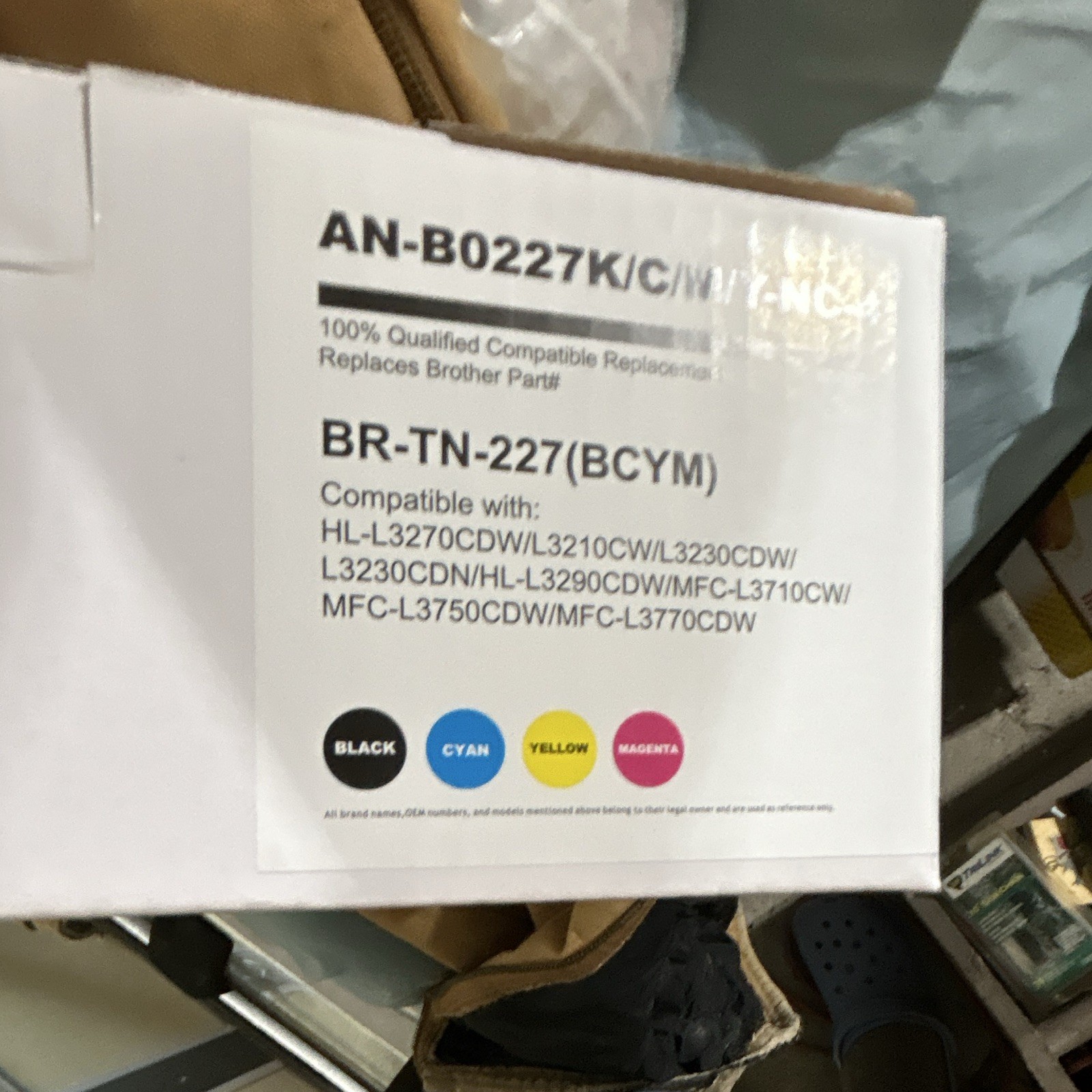 Compatible Brother TN-227 Toner Set BCYM for HL-L3270CDW L3210CW L3230