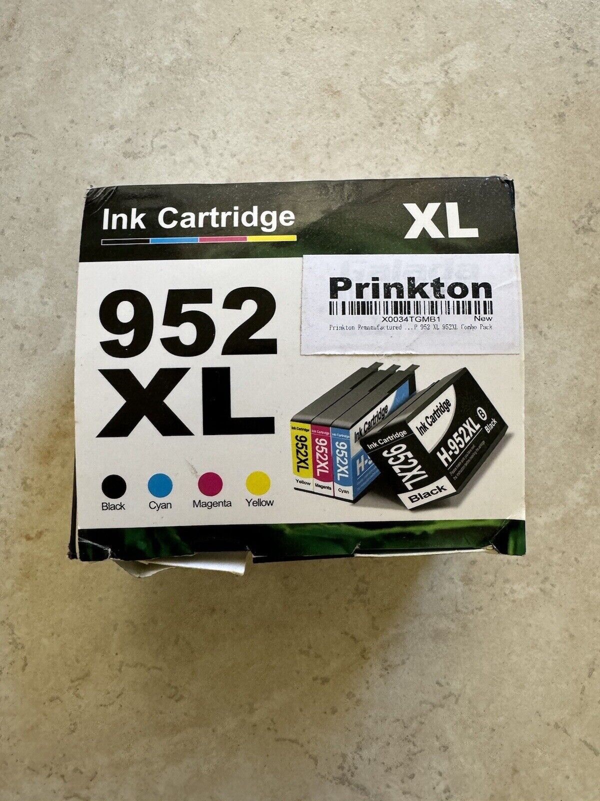 4 Pack 952XL 952 XL Ink Cartridge Compatible for HP 7740 8710 8210 BCMY Set