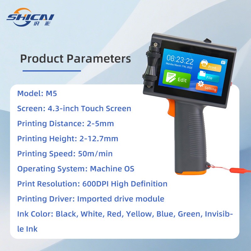 Handled Thermal Inkjet Printer for Date Code Printing