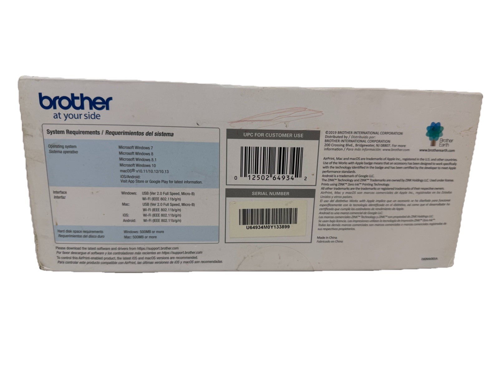 Brother VC500W Versatile Compact Color Label & Photo Printer New