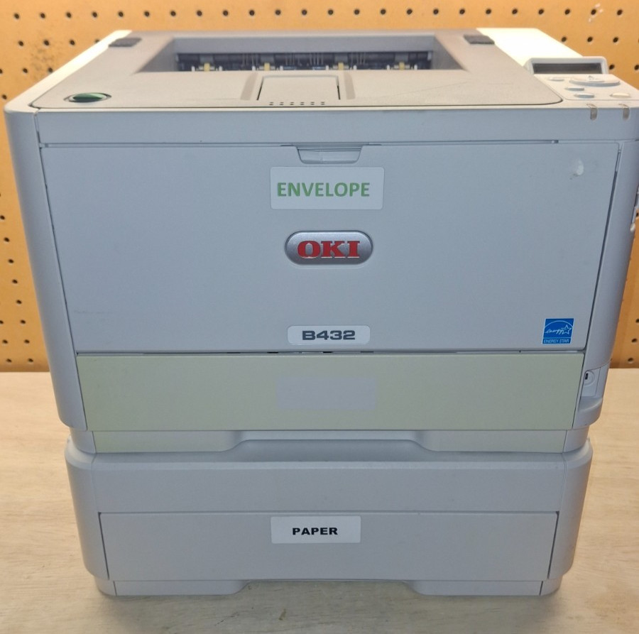 OKI B432 Toner HIGH-SPEED 40PPM DESKTOP A4 MONO LASER PRINTER N22500A w 2nd Tray