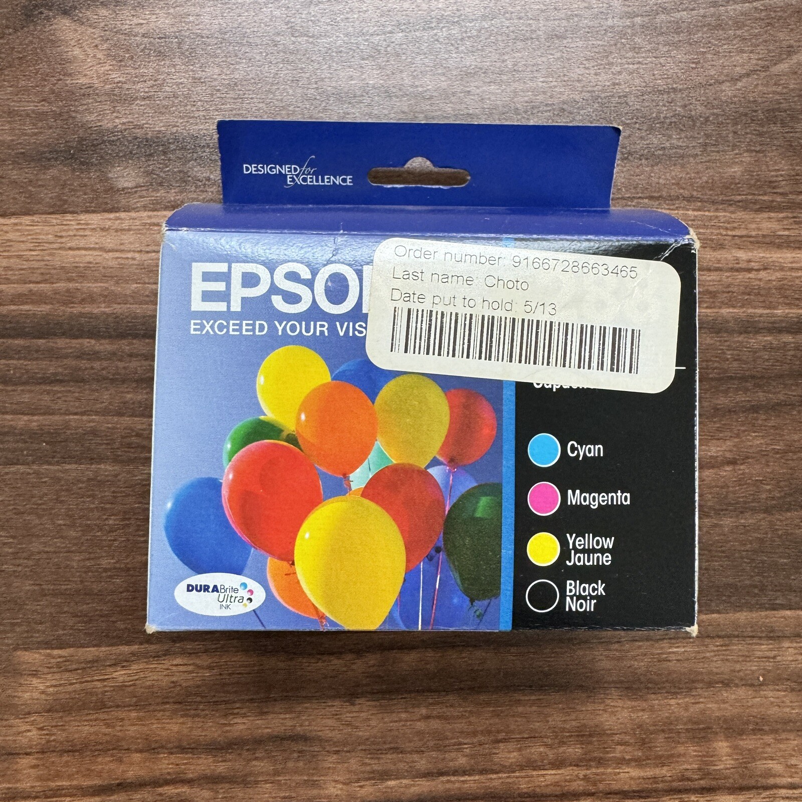 Epson 288 Ink Cartridge Cyan Magenta Yellow Black T288120-BCS New Sealed 1-2023