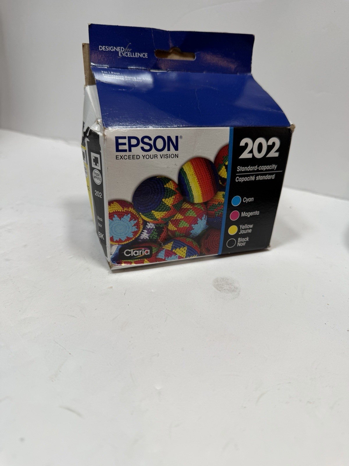 EPSON 202 Claria Standard Capacity 4 Color Cartridge Pack Exp 11/2028