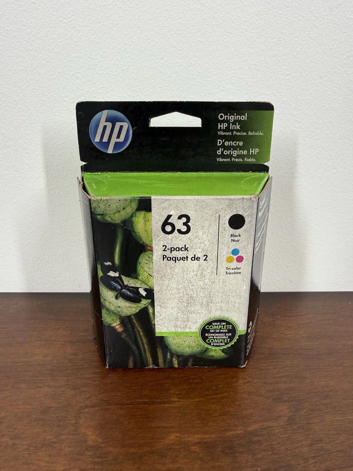Genuine HP 63 Black & Tri-Color Ink Cartridge 2 Pack NEW *Exp May 2022!!