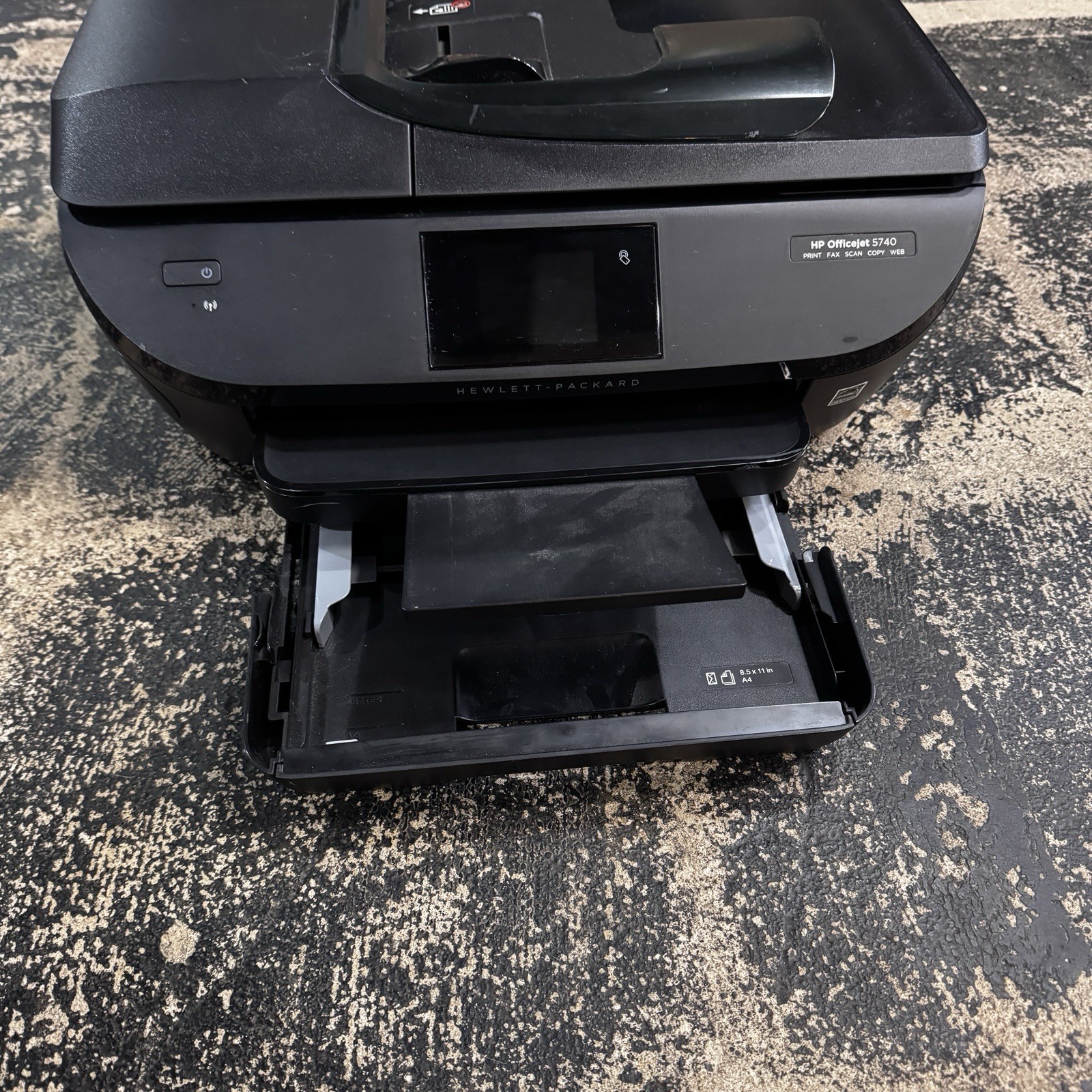 HP Officejet 5740 All-in-One Wireless Inkjet Printer Tested Fully Functional