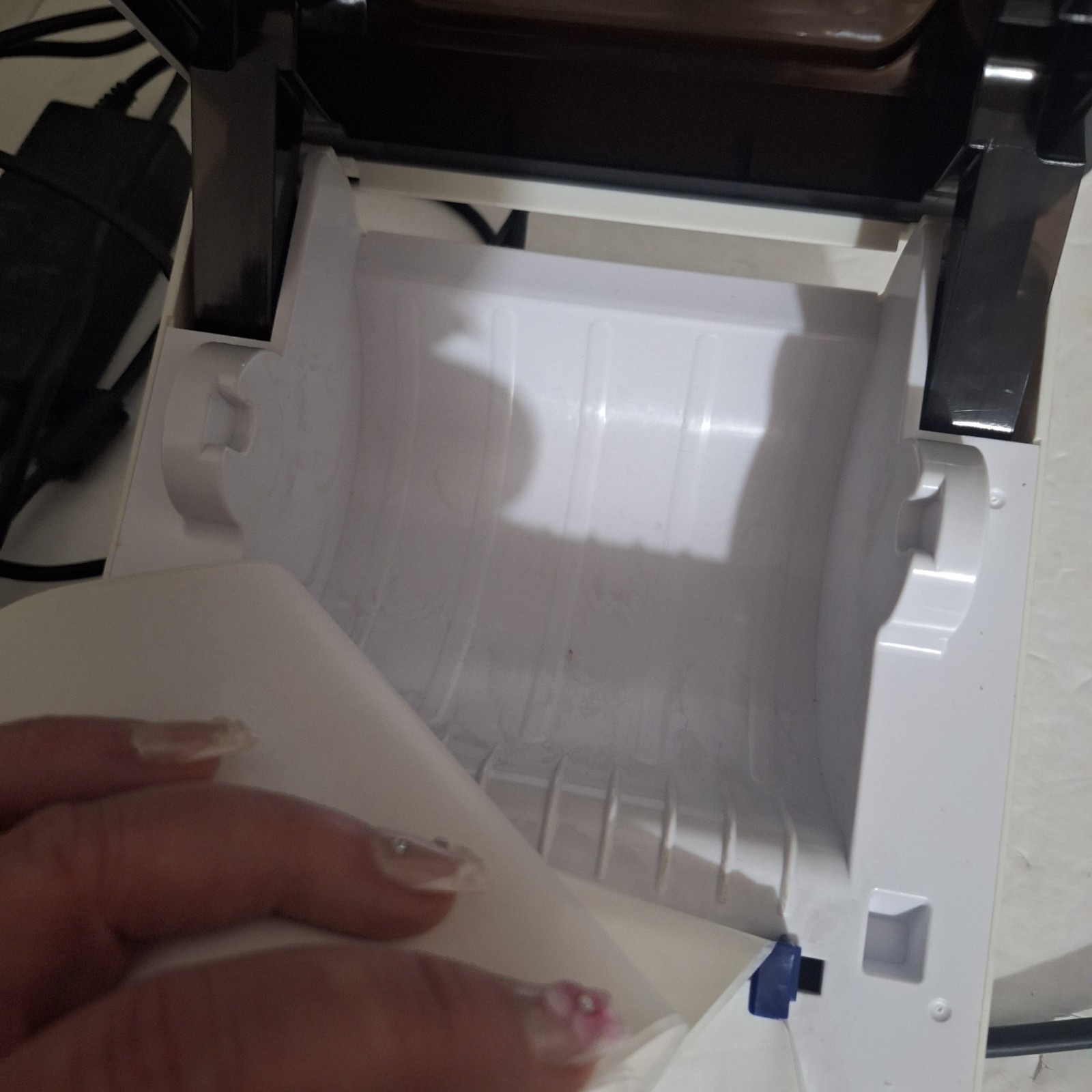 Jadens JD 168 Hard Wired Thermal Label Printer Good Working Condition + Paper