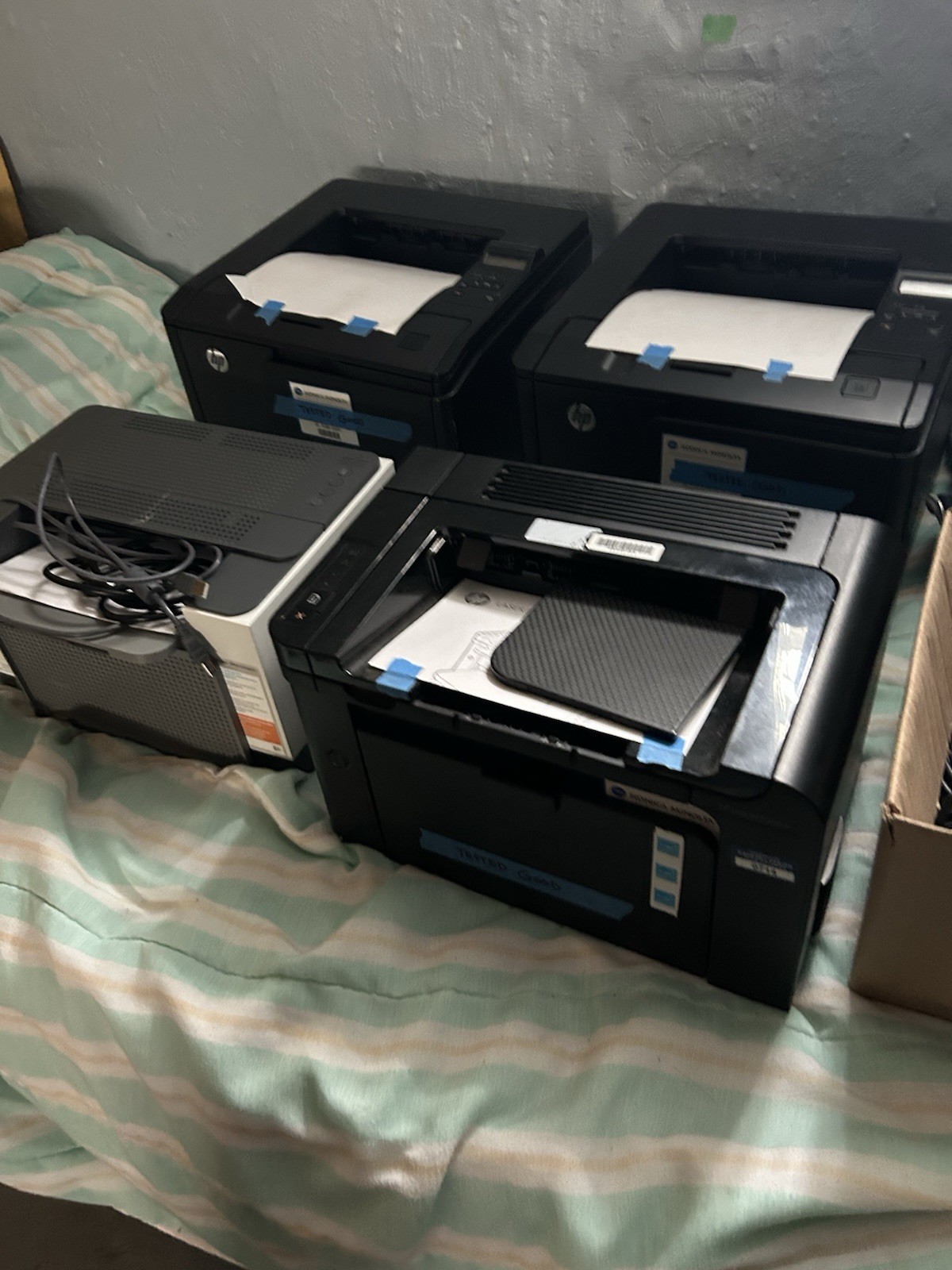LOT of 4 HP laserJet M110w /M40/ Monochrome printers