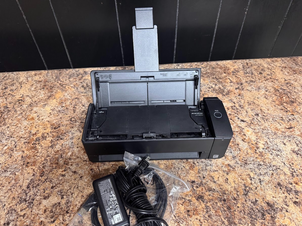 Ricoh ScanSnap iX1300 Document Scanner – Black Cables Included