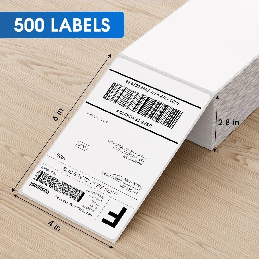 4×6 Thermal Shipping Label Printer for Small Business Package 2pack free shippi