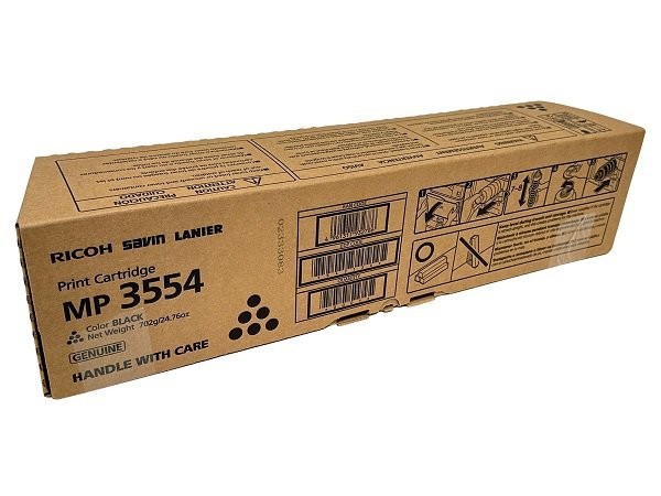 GENUINE RICOH SAVIN LANIER BLACK PRINT CARTRIDGE MP 3554 – EDP 842124