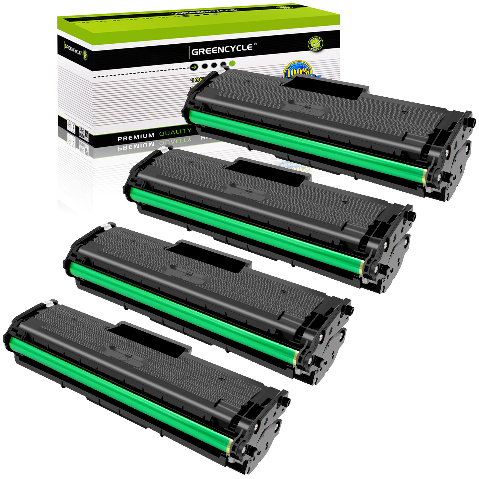 4PK MLT-D111L Black Toner Cartridge Fit For Samsung SL-M2020 SL-M2021W SL-M2020W