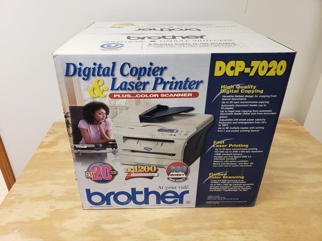 Brand new Brother DCP-7020 All-In-One Laser Printer Factory SEALED NEW UNOPENED